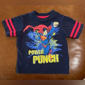 Kids Superman DC Comics T-Shirt Size 12 Months Baby Toddler Superhero Shirt